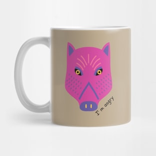 pink boar Mug